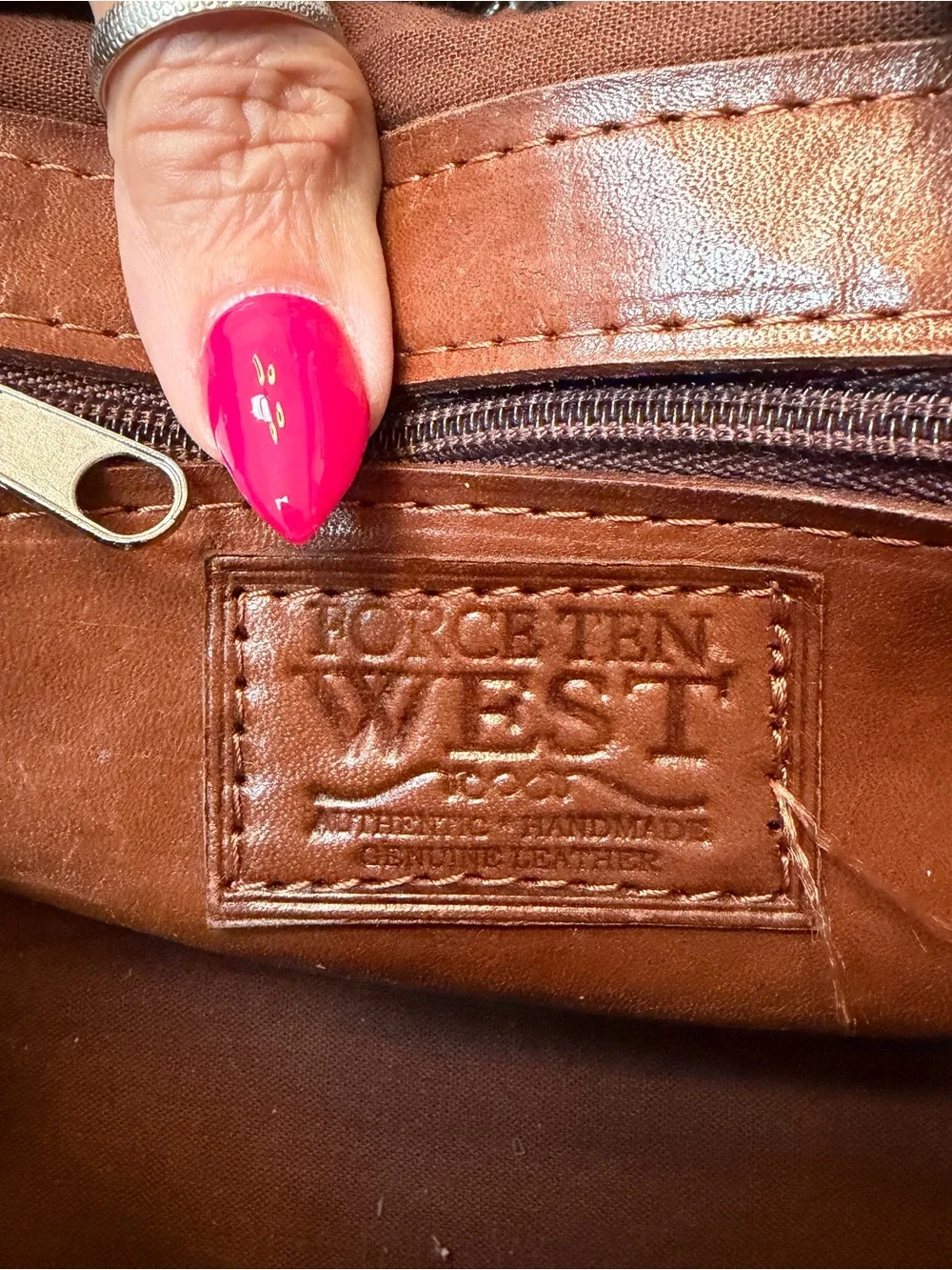 #811 Forgotten West Handmade Tooled 100% Leather Satchel/Crossbody Purse